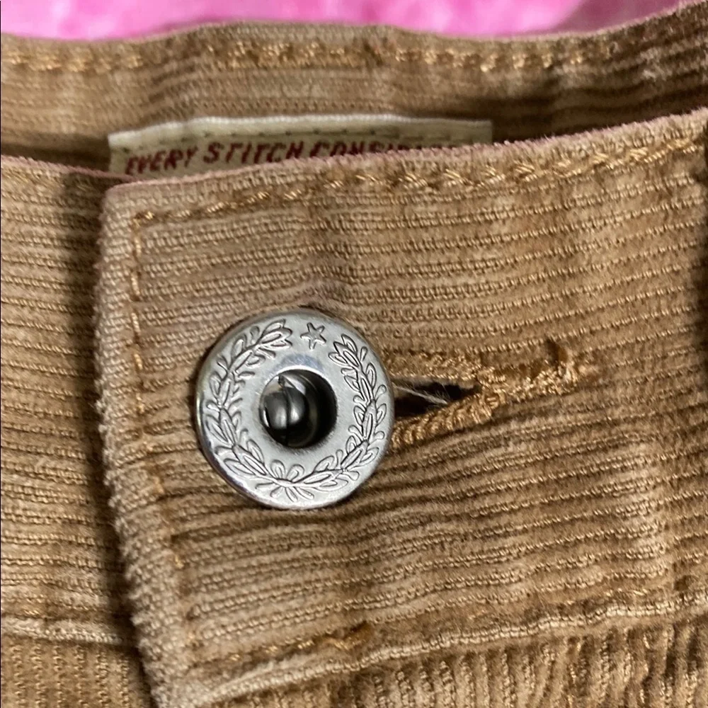 J.Crew 484 Slim Tan Corduroy Pants Men’s W28 L32 Stretch Cotton